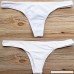 KIWI RATA Womens T-Back Thong G-String Swimwear Sexy Brazilian Bikini Bottom Swimsuit White B07233HF7T